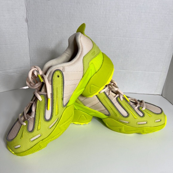 Adidas Gazelle Mens Neon Green/ Linen Sneaker  EE5031 - Picture 2 of 12